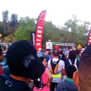 Anxious runners at the Start Line