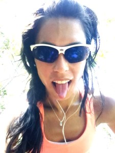 Sweaty mess, sunscreen still going strong!