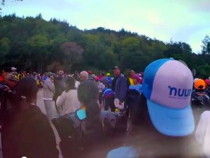 Backwards Nuun hat, ready at the start line!